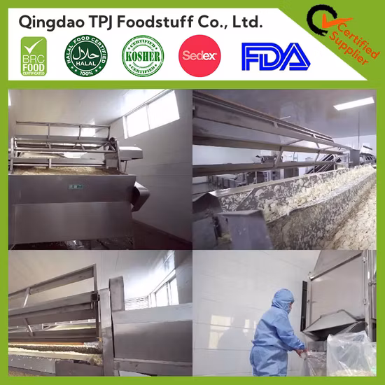 Смесь замороженного измельченного чеснока и имбиря